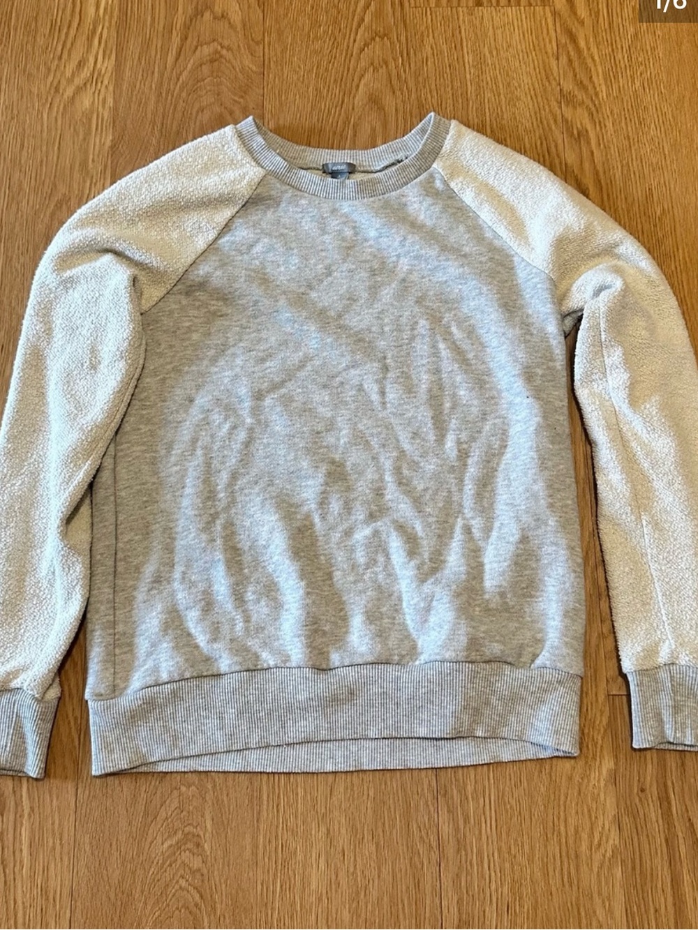 Aerie light Grey Crewneck Sweatshirt Long SleeveT Soft American Eagle Pullover